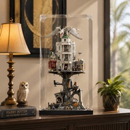 Acrylic Display Case Dustproof Showcase for LEGO 76417 Gringotts Wizarding Bank