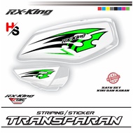 RX KING TRANSPARENT STICKER SIMPLE POLET NEWEST VARIATION TRANSPARENT STICKER H87