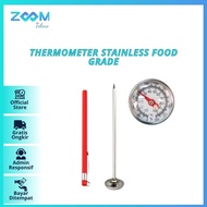Termometer kopi Thermometer Susu Stainless Food Grade Termometer Kopi Barista Air Masak teko (ZOOMTE
