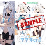 New Hololive Shirakami Fubuki ☆ FBK Vtuber Pillowcase Body Pillow Dakimakura Double Side Printing Cu