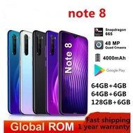 [Android 15 100% Ori USED Set]Redmi Note 8 64GB 128GB 4G Unlocked Android Global Smartphone