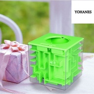 HIJAU Original Rubik 3x3 3D MAZE Puzzle Green Piggy Bank Piggy Bank