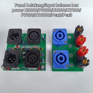 Input Kit Balance | Rear panel kit power N9000/P9000/N7000/P7000/N8000/N10000/Pcx2/pcx3 double layer