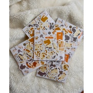 Flake Seal Sticker with meow and cutoe otter