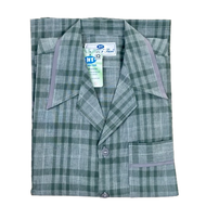 Bộ Pyjama HUONGTAM Kate tay dài nam cao cấp(PDK01N4). Chất liệu Kate loại tốt:  mềm mại thoáng mát k