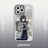 Square Edge iPhone Case Samsung Xiaomi Oppo Anime Kimetsu no yaiba Demon Slayer Sword Character Igur