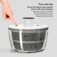Vegetable Dryer Spinner Manual Quick Drainage Salad Spinner 3L Capacity Fruit Dryer Spinners Lettuce