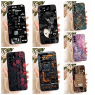 For Samsung Galaxy A27 5G Case SM-A276B Aesthetic Painted Soft Liquid Silicone Back Cover For Samsun