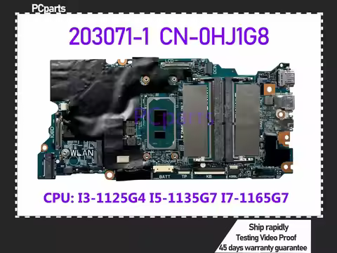PCparts CN-0HJ1G8 For DELL Inspiron 14 5410 Laptop Motherboard 203071-1 I3-1125G4 I5-1135G7 I7-1165G