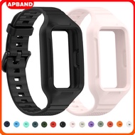 Silicone Case Strap for Huawei Band 10 9 8 Strap and Case Rubber Band for Smart Watch Huawei 10 9 7 