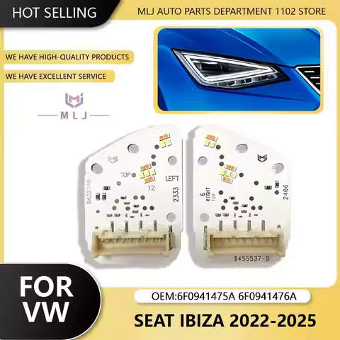 6F0941475A 6F0941476A For 2022-2025 VW Volkswagen Seat Ibiza Headlight LED Angel Eye Module DRL Ligh