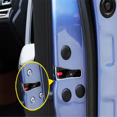 Univeral Car Door Lock Screw Protector Cover for Jaguar XF XFL XE XJ XJL F-Pace F pace fpace X761 XJ