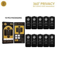 TEMPERED GLASS ANTI STATIC SPY PRIVACY GOLDEN DIAMOND 360 PREMIUM VIVO Y19S Y91 Y93 Y95 A57 4G Y20 Y