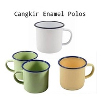 (3pcs) Zinc Cups, Enamel Zinc Cups, Enamel Zinc Cups, Flower Zinc Cups, Vintage Drinking Cups, Flowe
