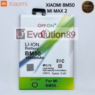Baterai Batre  DOUBLE POWER BM50 / XIAOMI MI MAX 2 OFFON
