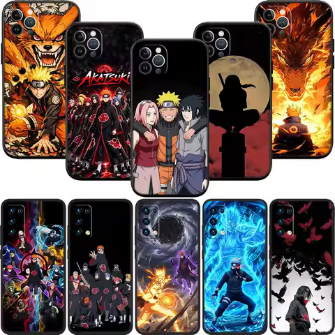 VY2 Akatsuki Naruto Soft Shell Phone Case for Redmi Note 13 14 Pro+ Plus A3 A3X 13X 13C 13R 14S 14C 