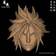 Final Fantasy Claude Head Sculpture1/6 1/12Head Sculpt White Mold61/8 Scale Model Soldier Figure gam