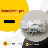 kunci pintu / grendel kamar mandi pvc