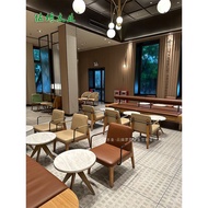 Kayu Pejal Buku Meja Tersuai Kerusi Bar Meja Gabungan Komersial dan Kerusi Kawasan Rundingan Gerai K