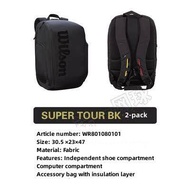 ใหม่วิลสันฝรั่งเศสเปิดที่ระลึก Federer ลายเซ็นกระเป๋าเทนนิสกระเป๋าแบดมินตันกระเป๋าเป้สะพายหลัง