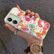 MHKETH Case For Xiaomi Redmi 13C 4G 13C 5G POCO C6 4G C6 5G M6 5G Colorful Butterfly Phone