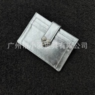 Fennec Card Holder Solid Color Metal logo Clutch Bag Card Holder Document Holder fennec Wallet Men W