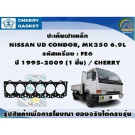 Steel Cover Gasket NISSAN UD CONDOR MK250 6.9L Engine Code: FE6 Year 1995-2009 (1 Piece)/CHERRY