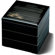 【Direct from Japan】J-kitchens Lacquer Ware Heavy Box, 3 Tiers, 7.0 inches (7 cm), Thousand Musules, 