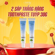 [2 Tubes of 30g] Cherif Herbal ToothPaste wax Herbal ToothPaste 30g Supports bright white teeth