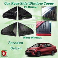 Perodua Bezza 3D Carbon Rear Side Mirror Protector Rear Side Window Cover 2pcs
