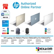 HP Laptop 15-fd0217TU Gold, fd0218TU Blue, fd0219TU Silver (Intel 13th Core i5 1334U, 8gb ram, 512gb