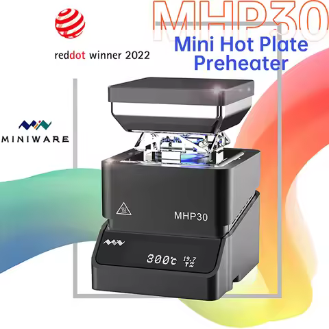 MINIWARE MHP30 Mini Hot Plate Preheater 30*30mm Heating Area Constant Temperature Heating Table 300℃