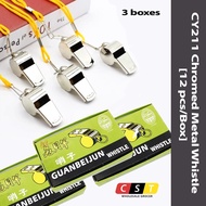 CY211 Chromed Metal Whistle [12 pcs/Box] RM 0.90 /pcs X 3 UNITS