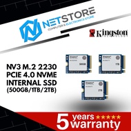 KINGSTON NV3 M.2 2230 PCIE 4.0 NVME INTERNAL SSD (500GB/1TB/2TB)