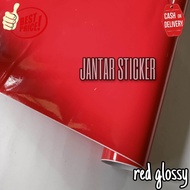Stiker merah glossy stiker motor skotlet merah glossy sticker scotlite merah doff scotlite motor mer