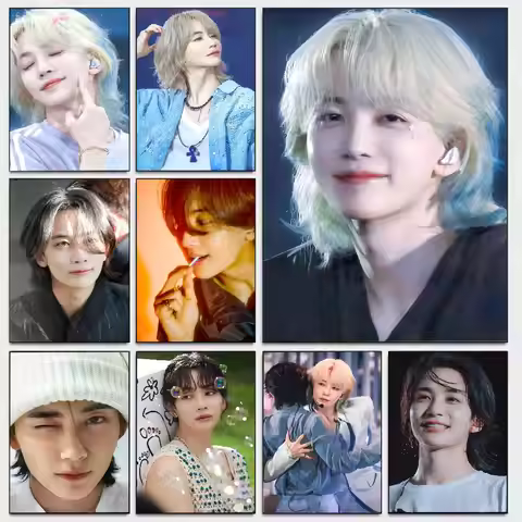 1pc J-Jeonghan Poster Art With Prints Home Bedroom Living Room Decoration Gift