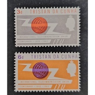 Tristan da Cunha,   1965 International Telecommunications Union,   MINT, COMPLETE SET
