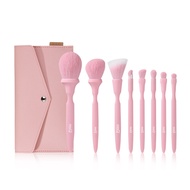 Bộ cọ trang điểm MSQ 8pcs Macaron Makeup Brush Set màu hồng