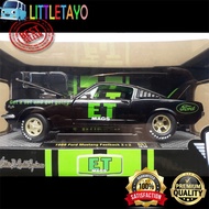 M2 Machines scale 24 ET Mags 1966 Ford Mustang Fastback 2+2 Black