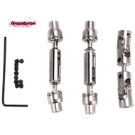3Pcs Metal Drive Shaft CVD for  B16 B36  Q60 Q63 Q64 MN77 FY004 6WD 6X6 1/16 RC Car Upgrade Parts