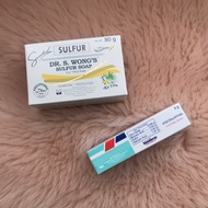 Dr. Wong Sulphur Soap w/ moisturizer 80grams plus Bioderm Ointment 5grams