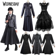 Addams Family Female Leader School Uniform Suit Cosplay Costume