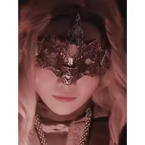DARK SOULS III series Fire Keeper Cosplay Eyewear Face Masquerist Crown Mask Halloween Carnival Part