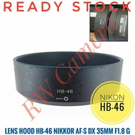 Nikon HB-46 HB46 Hood AF-S DX 35mm f1.8G AFS DX 35 mm F 1.8 G Nikkor APSC D5200 D7000 Lens