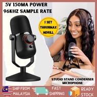 Zeropita Condenser Microphone Thronmax Mdrill Zero Plus, 96/48 kHz with noise cancelling USB Studio 