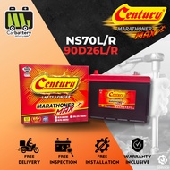 Installation Provided Century Marathoner Max NS70 NS70L NS70R 90D26L 90D26R Car Battery Bateri Keret