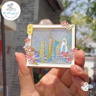Guangzhou Canton Tower Magnet Refrigerator Stickers Souvenirs Travel China