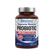 Surebounty Probiotic for Men & Women 200 Billion Prebiotics+Digestive 60 Veggie Capsules (No.182)
