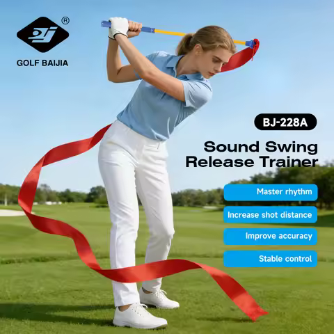 The Golf Sound-Activated Swing Release Trainer Effectively Enhances Swing Control and Helps Users Ma