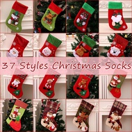 37 Styles! Socks Christmas Decoration Gift Christmas Tree Pendants Stockings Gift Bags Small Socks  Santa Claus